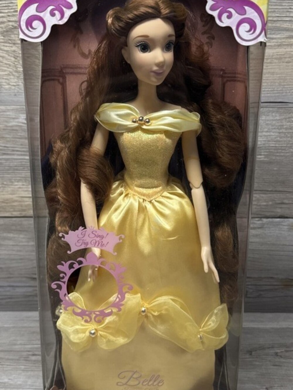 Disney Store 17-inch Singing Belle doll from Beauty and the Beast